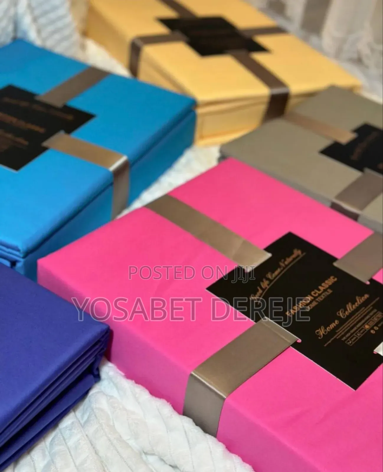 4 Pes. Bedsheets (አንሶላ) 100% Cooton