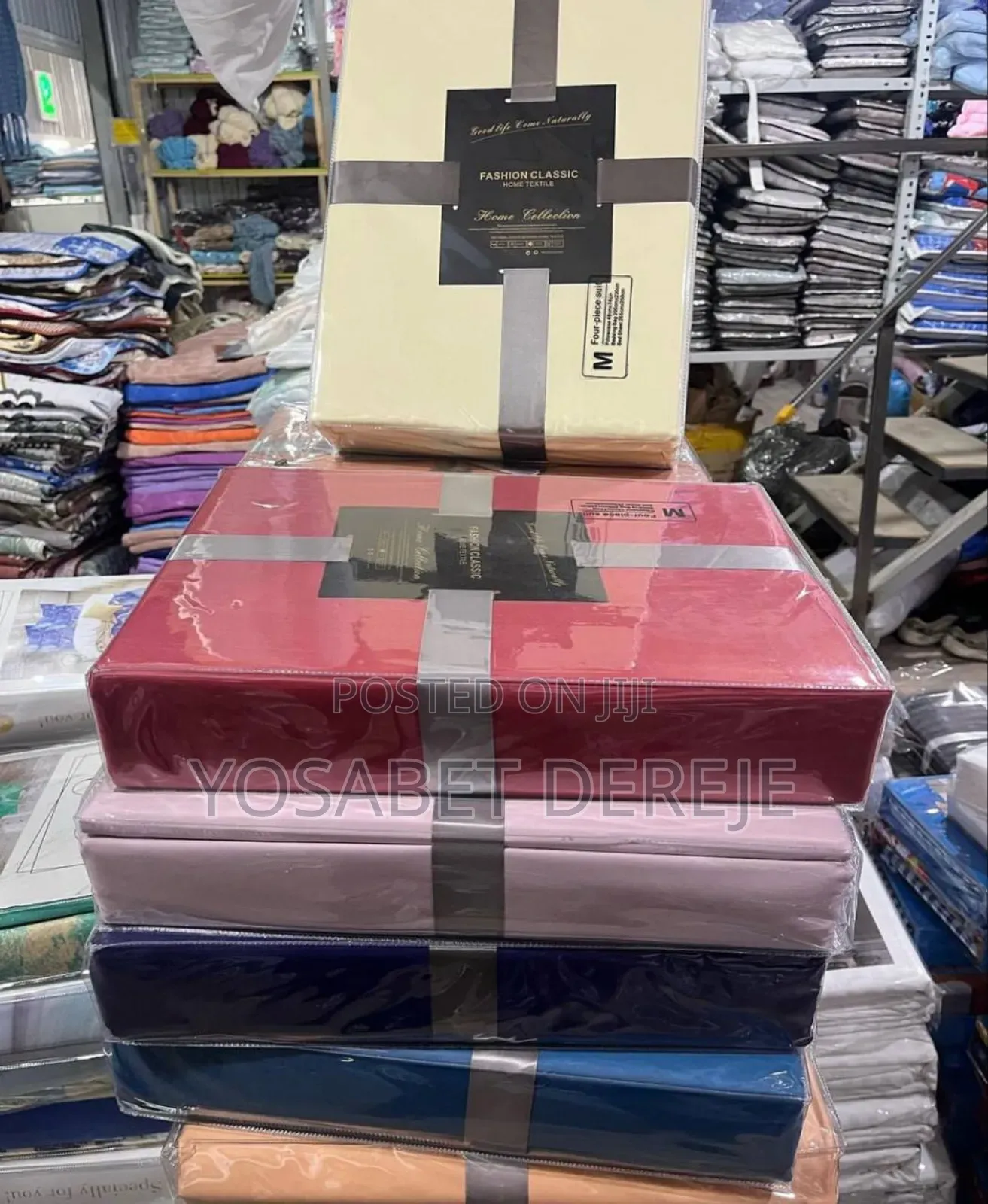 4 Pes. Bedsheets (አንሶላ) 100% Cooton