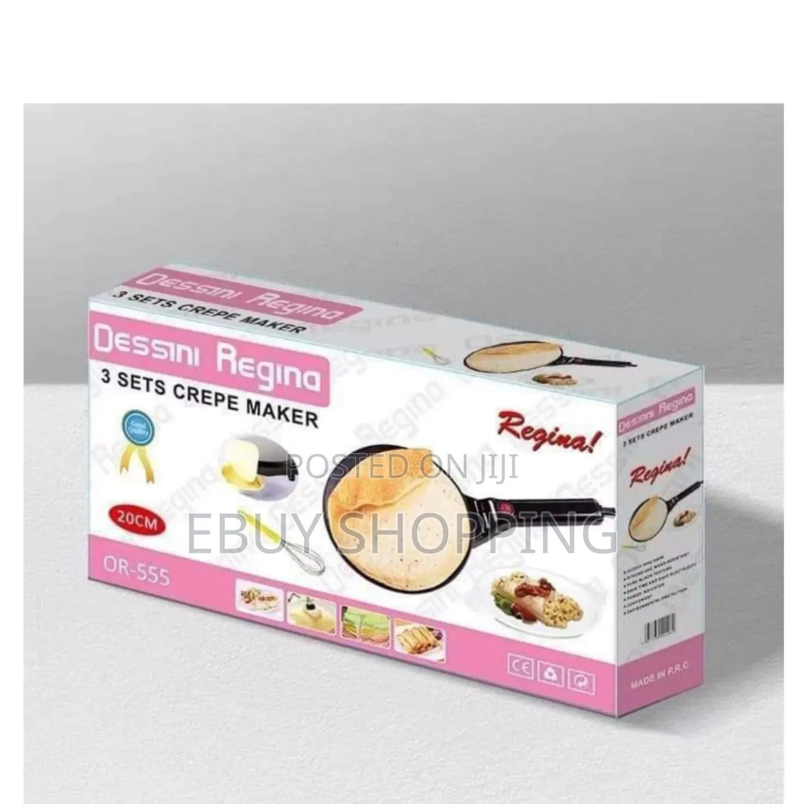 Fast Easy Dessini Regina Crepe Maker–Energy-Saving Design