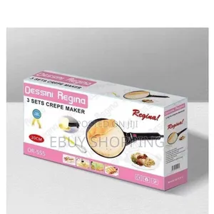 Fast Easy Dessini Regina Crepe Maker–Energy-Saving Design