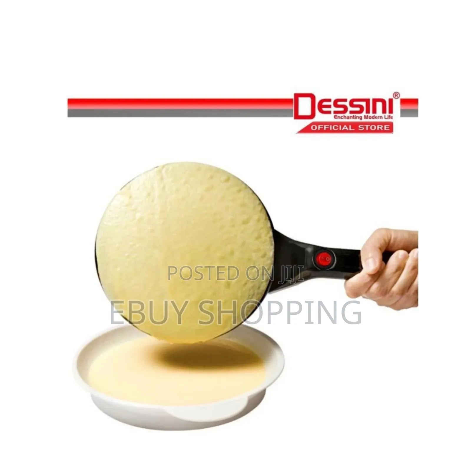 Fast Easy Dessini Regina Crepe Maker–Energy-Saving Design