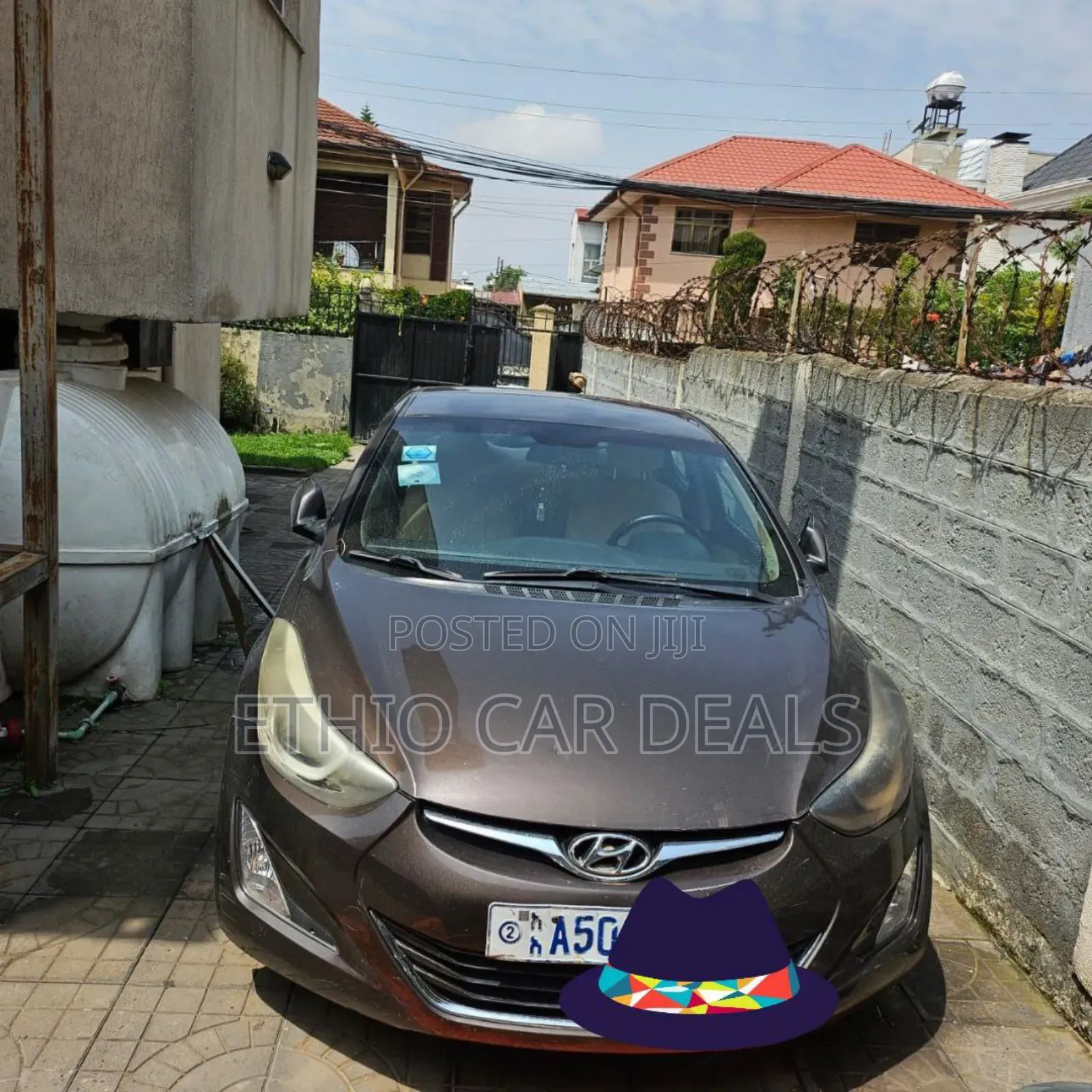 Hyundai Elantra 2014 Brown