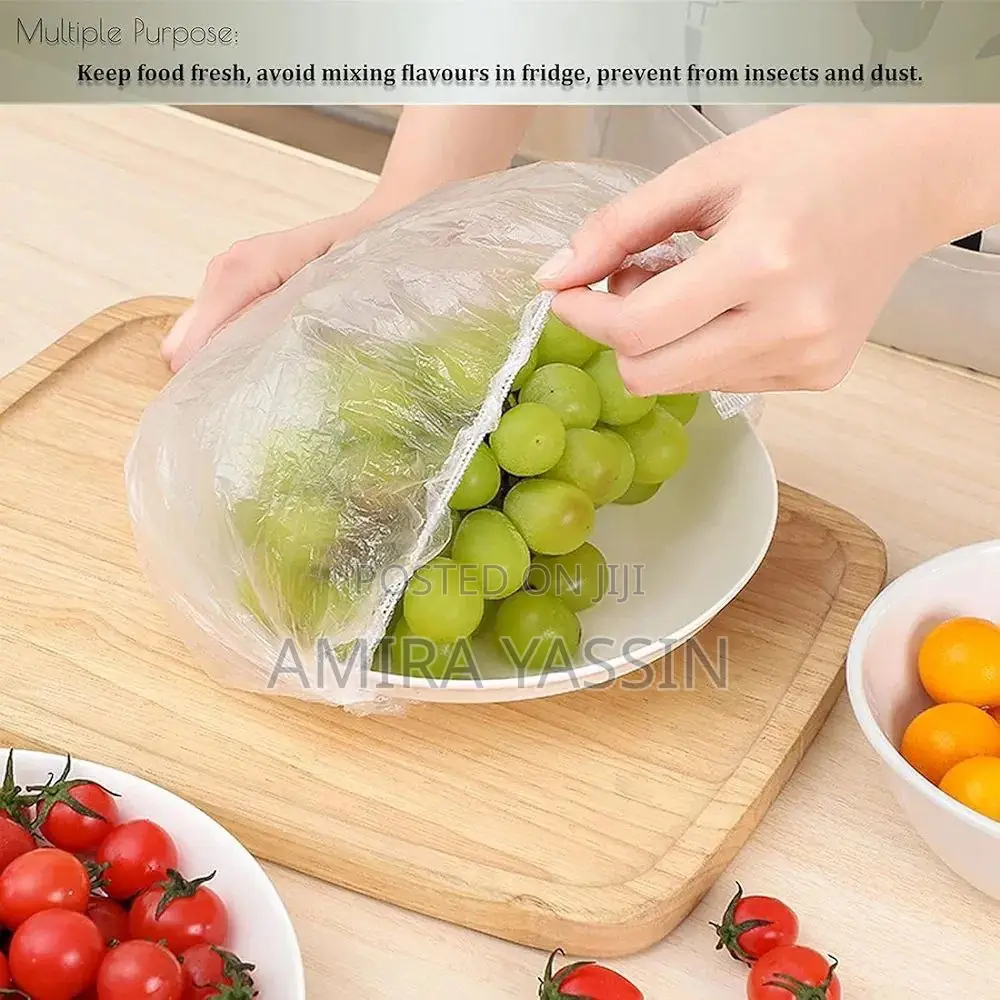 100 Pieces Disposable Food Cover