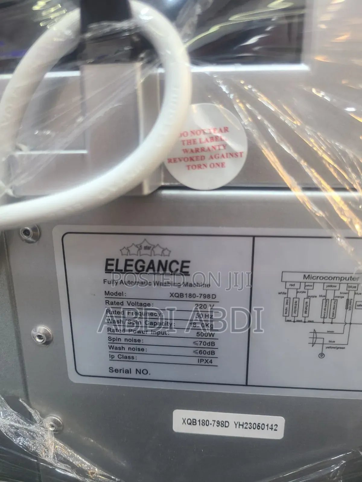 Elegance 18 Kg Awtomatic Weshing Mashin