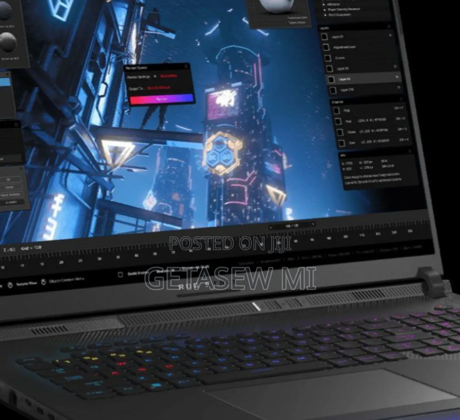 New Laptop Asus ROG Strix G17 32GB Intel Core I9 SSD 2T