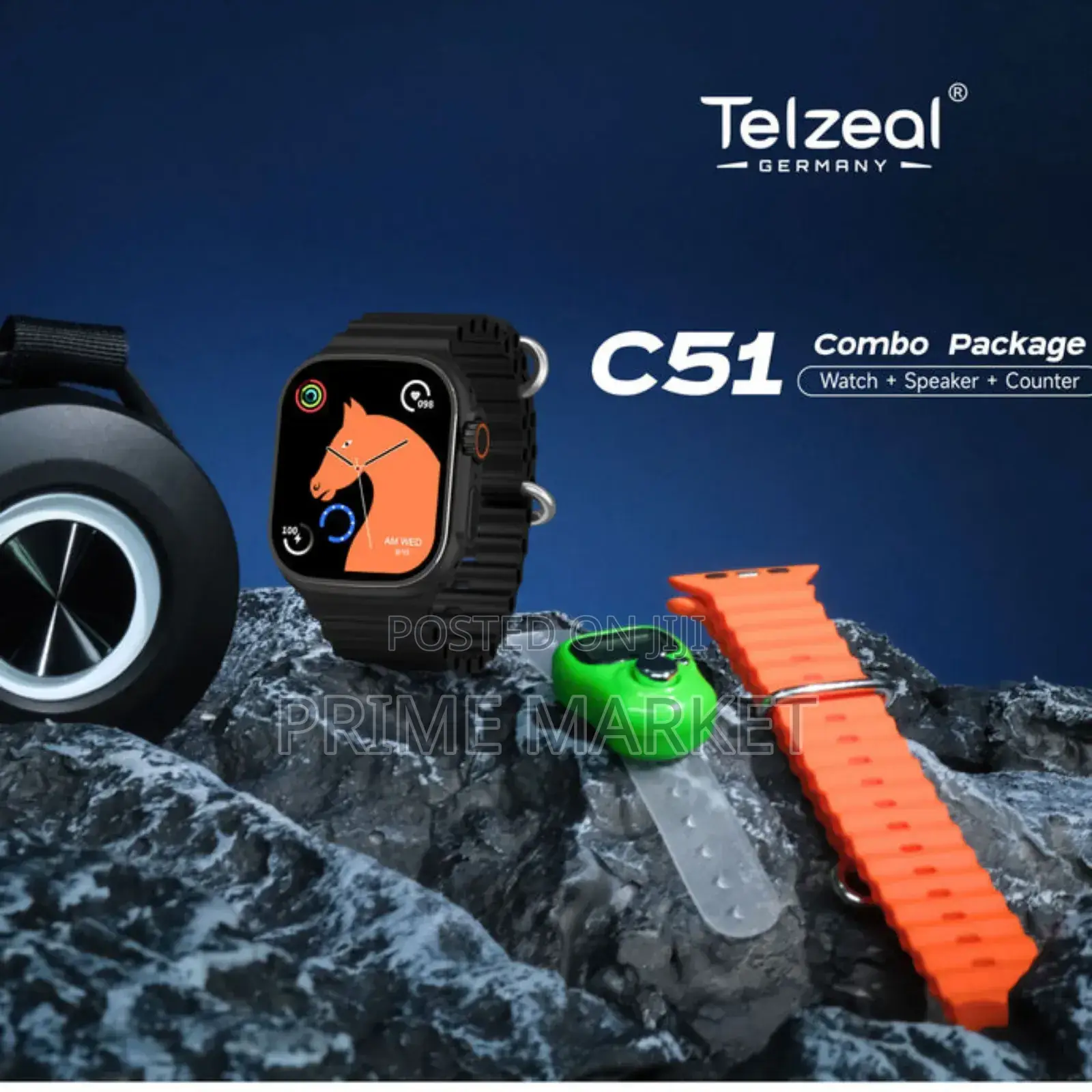 Tezeal C51 Smart Watches Combo Package