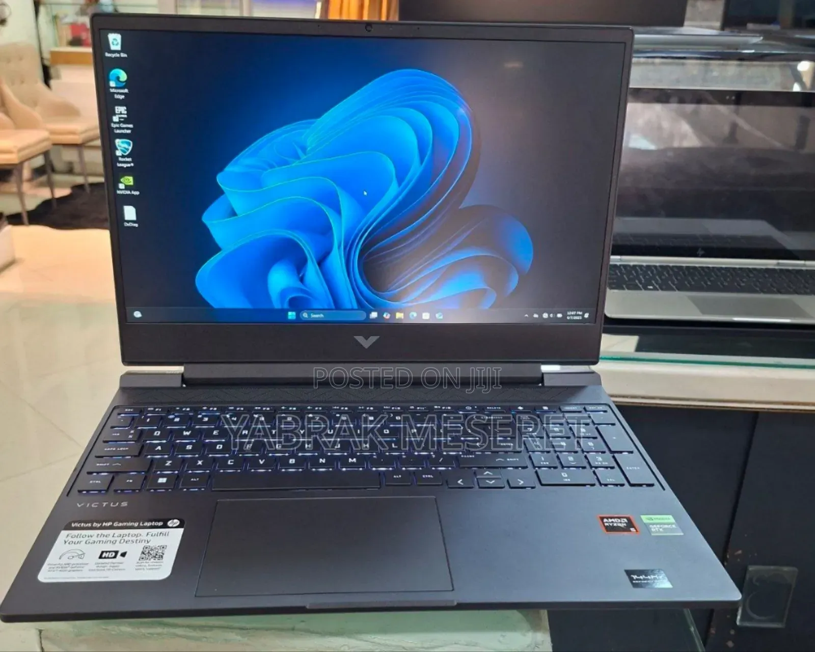New Laptop HP Victus 15 8GB AMD Ryzen 5 SSD 512GB