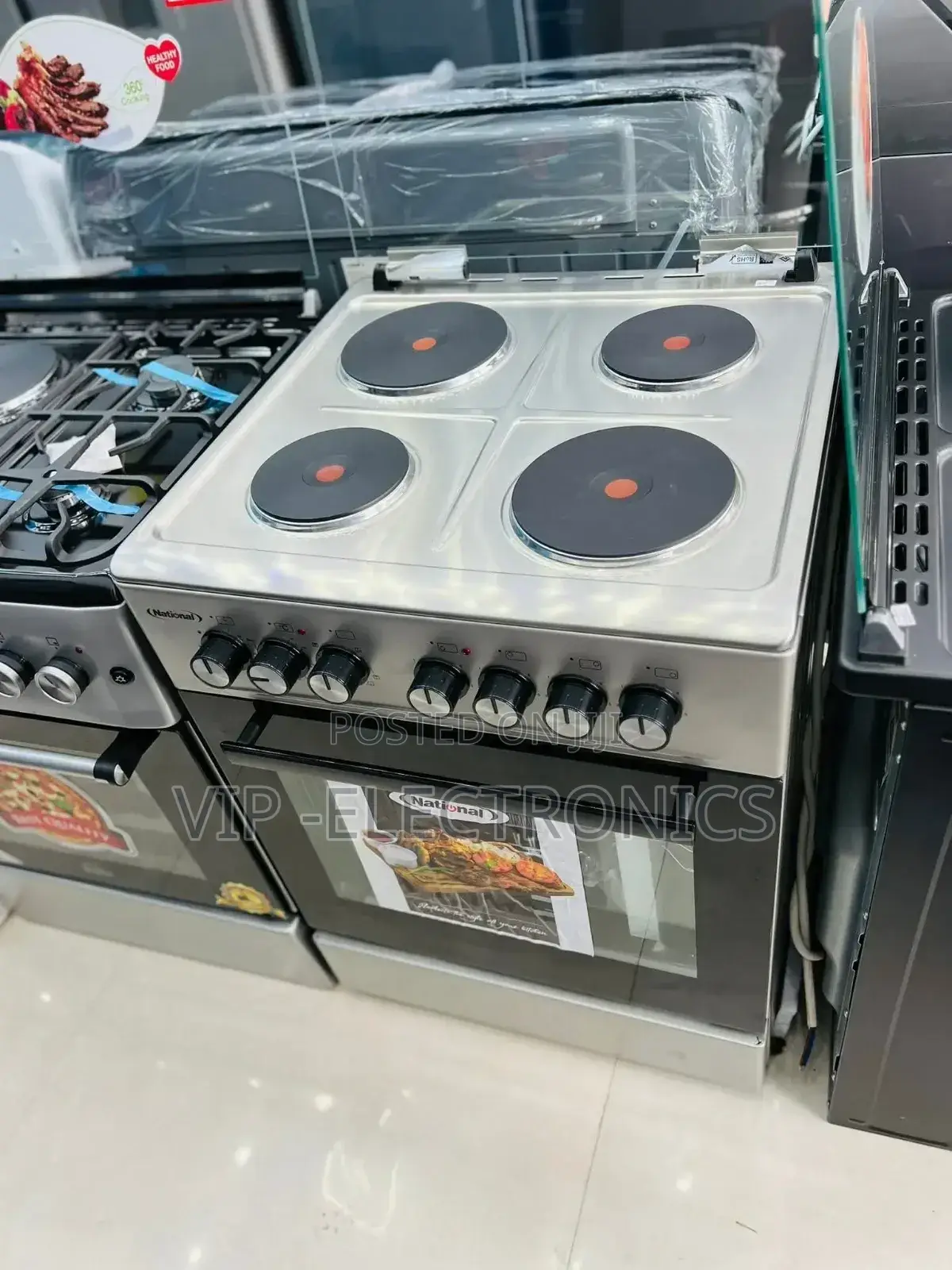 National Ovne 60cm by 60cm Freestanding Oven 4electric