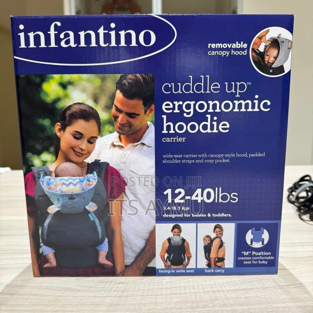 ዘመናዊ ማዘያ Infantino Baby Carrier (ባለ ኮፍያ) ወደ ፊትም ወደኋላም ለማዘል