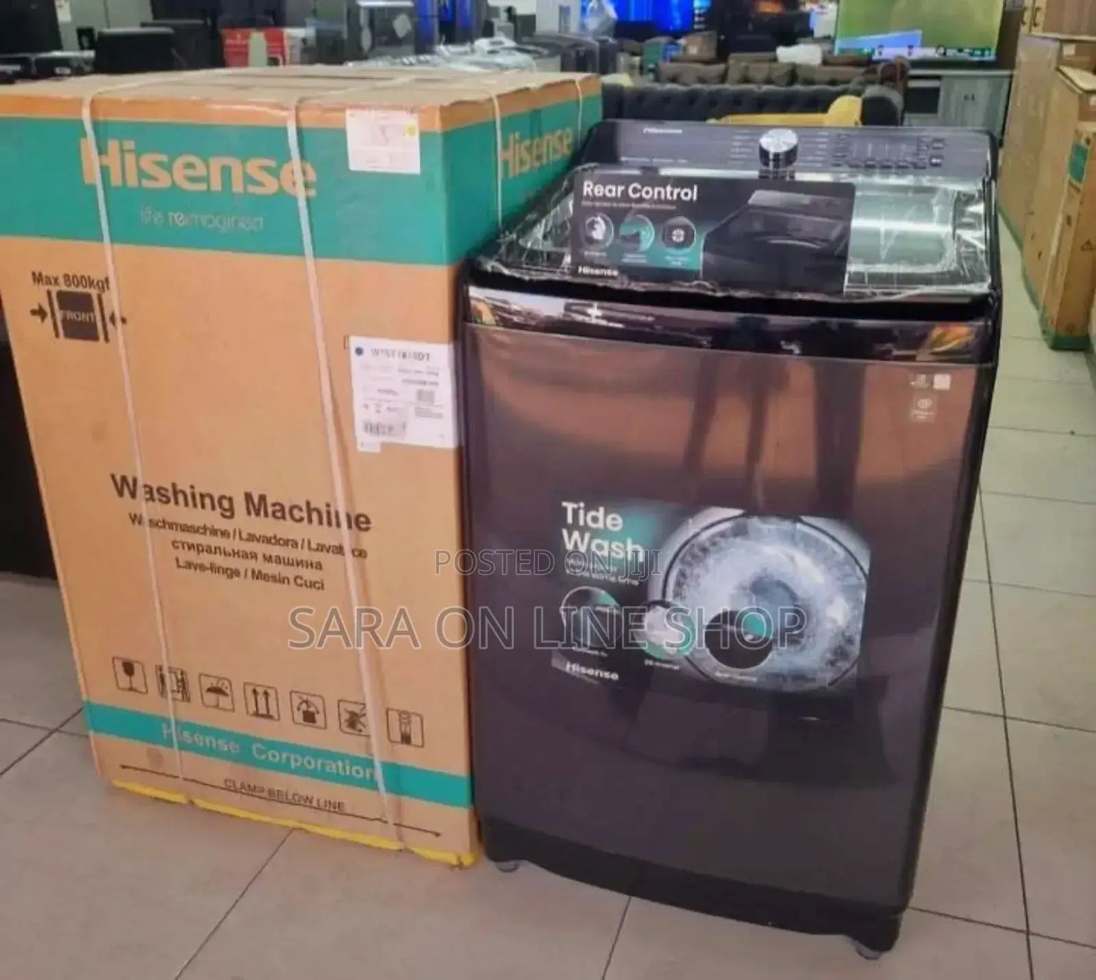 Hisence 12/8kg Automatic Washing Machine