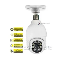 Rotating Bulb Security Camera 360degree 1080p Spy