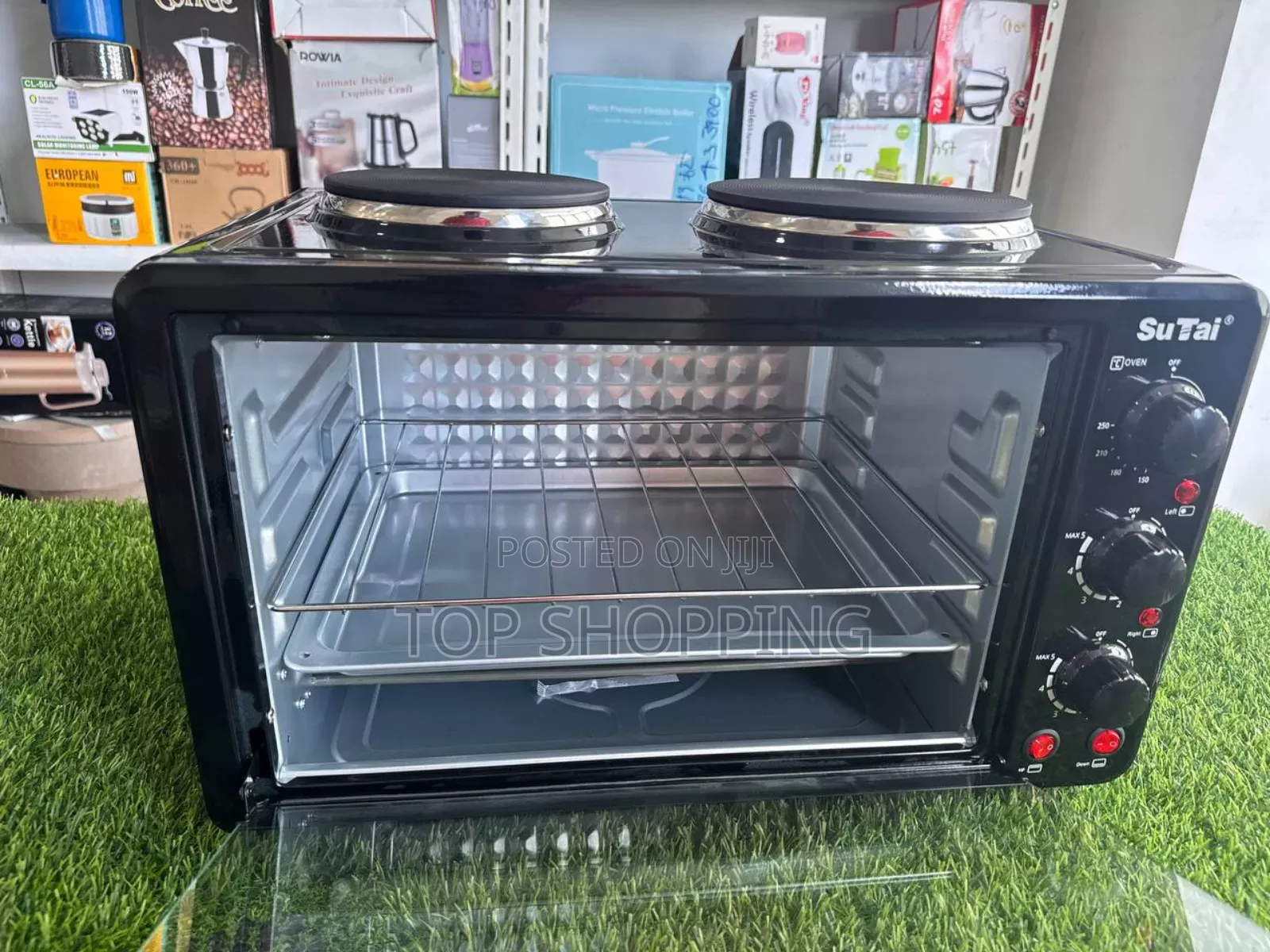 Sutai 
Electrical Oven With 2 Hotplate
