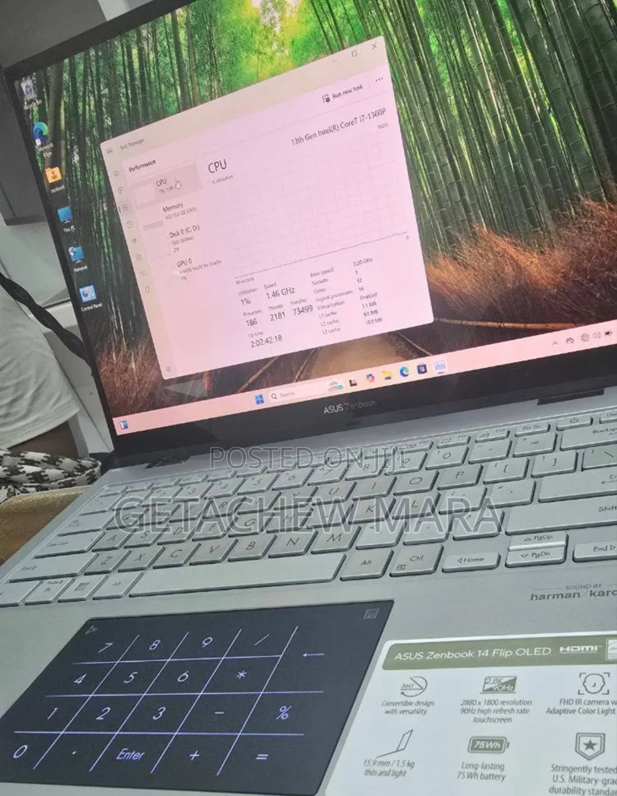 New Laptop Asus TUF Gaming A15 16GB Intel Core I7 SSD 1T