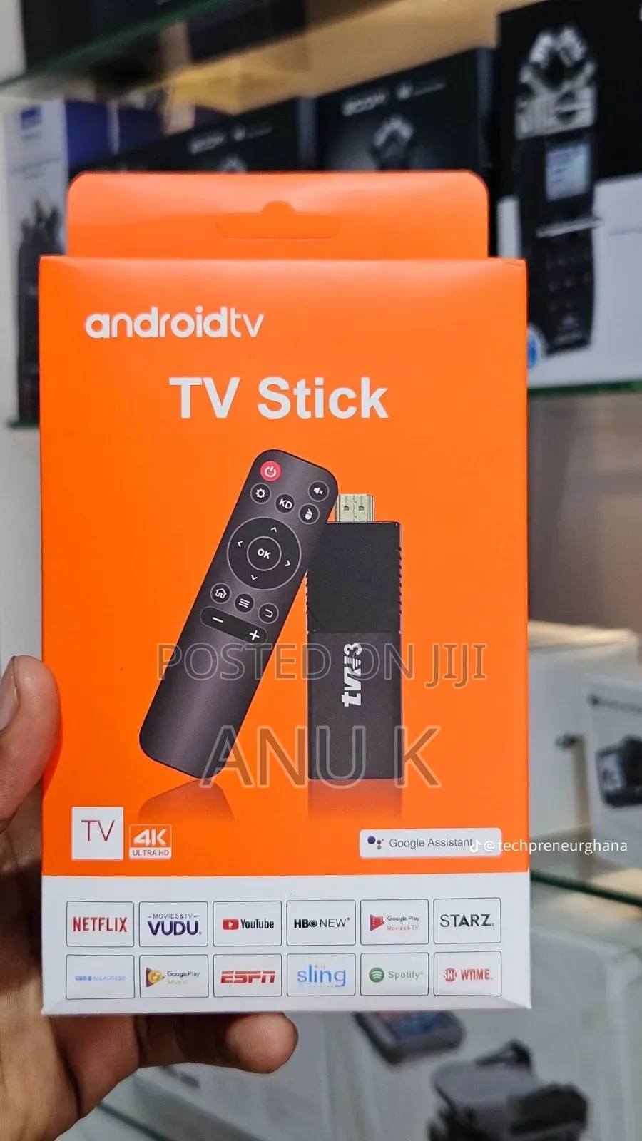 Android Tv Stick ቲቪ ስማርት ማረጊያ