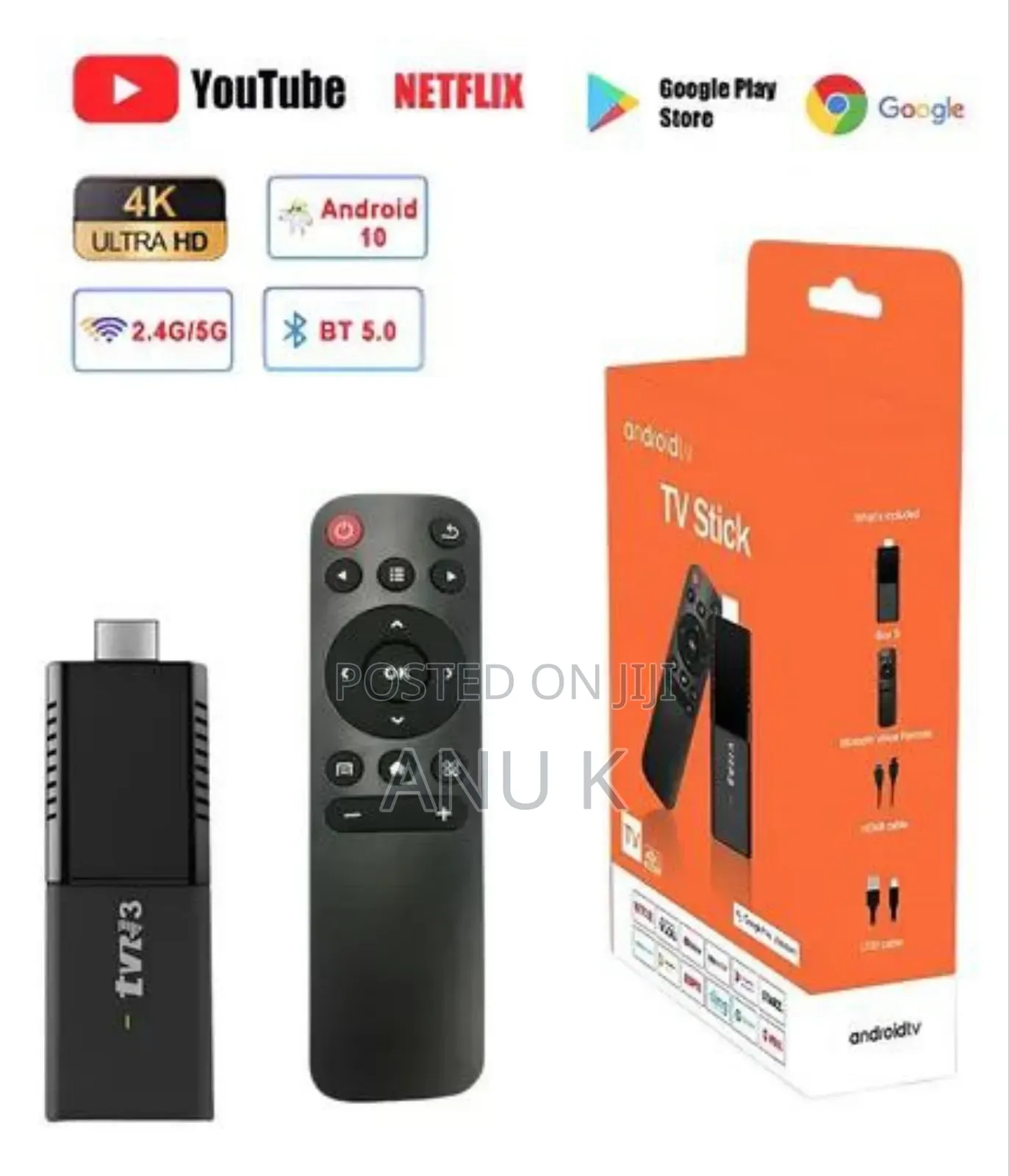 Android Tv Stick ቲቪ ስማርት ማረጊያ