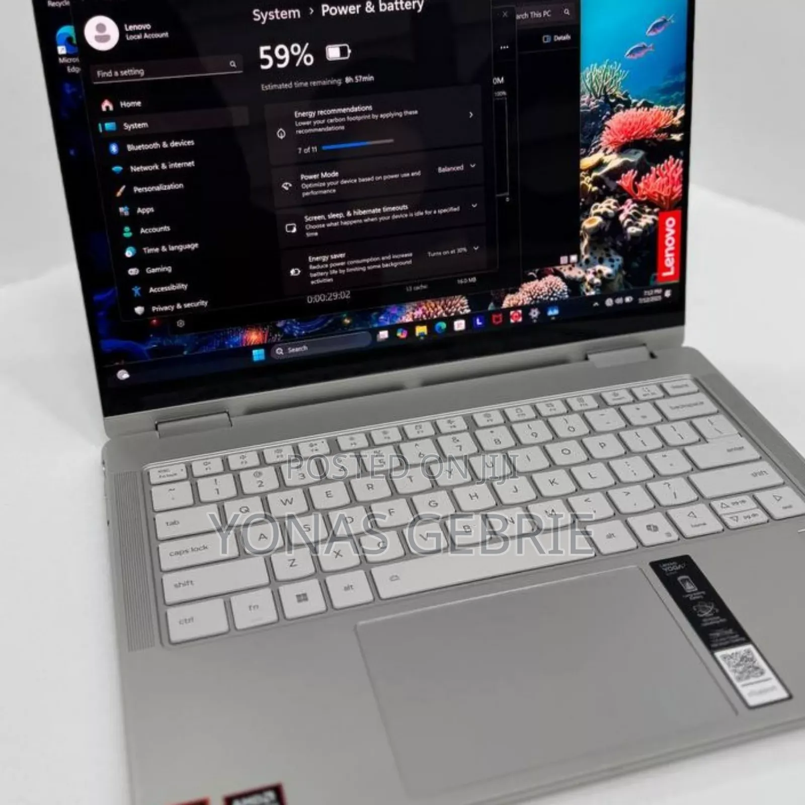 New Laptop Lenovo 16GB AMD Ryzen 7 SSD 1T