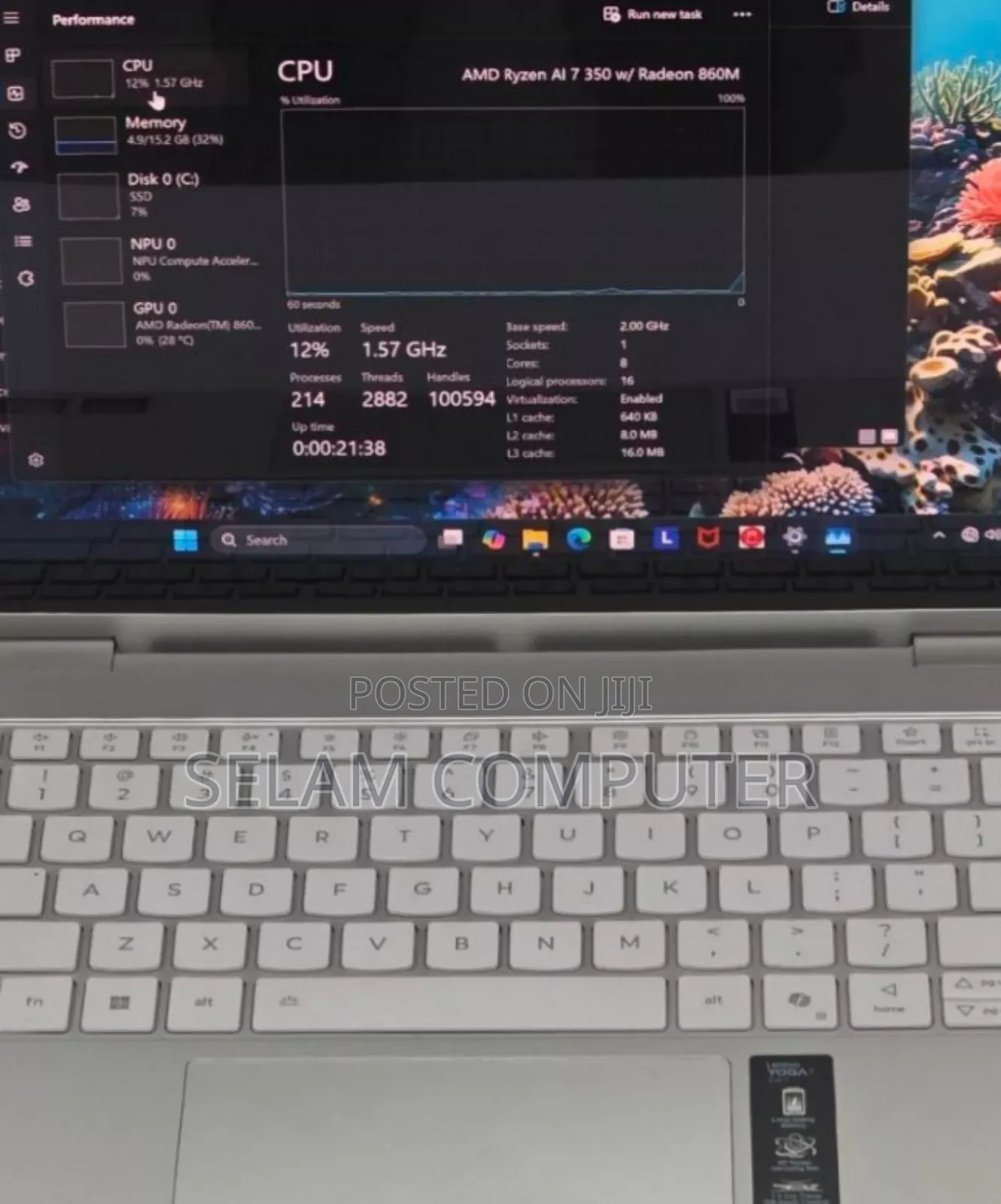 New Laptop Lenovo Legion 7 16GB Intel Core I7 SSD 1T