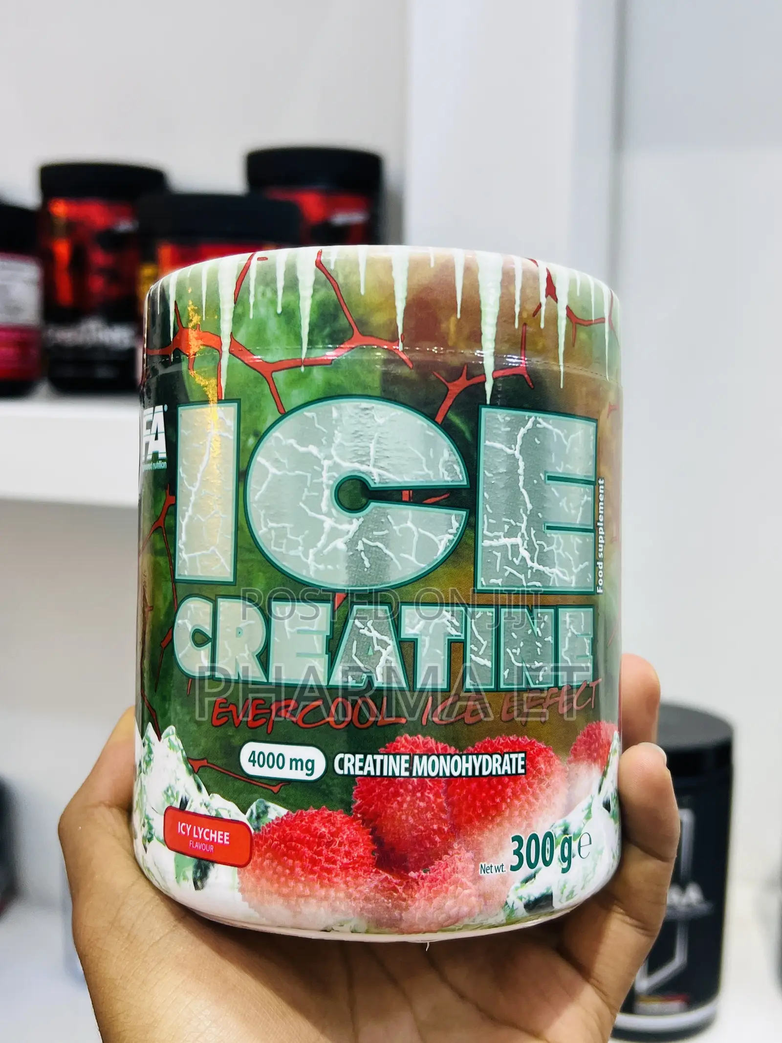 Ice Creatine Monohydrate 300gm and 60 Servings