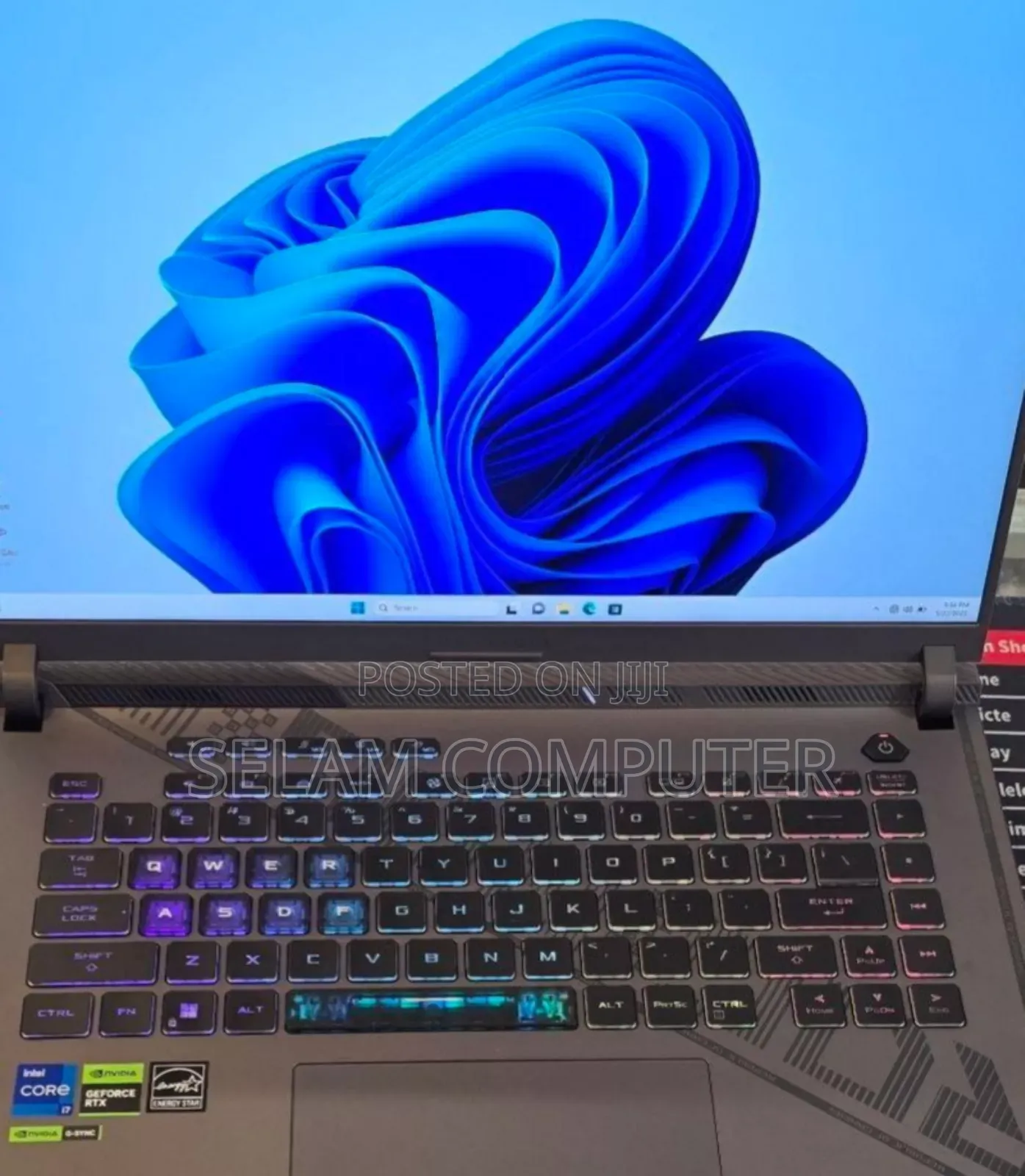 New Laptop Asus ROG Strix G15 16GB Intel Core I7 SSD 1T