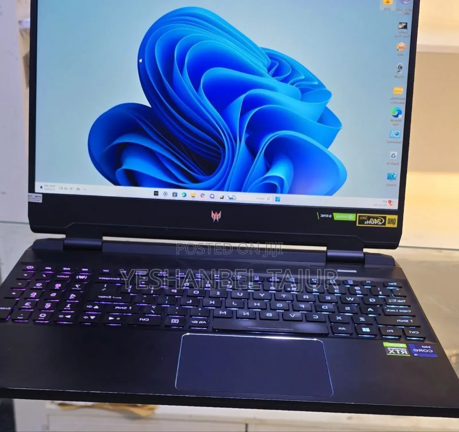 New Laptop Acer Predator 15 16GB Intel Core I9 SSD 1T