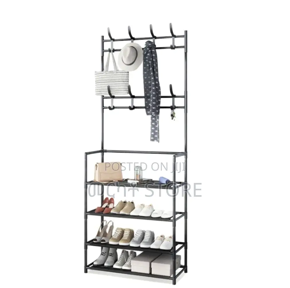Multifunctional Shoe and Hat Rack
