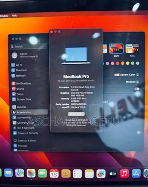 New Laptop Apple MacBook Pro 2017 8GB Apple M1 SSD 256GB