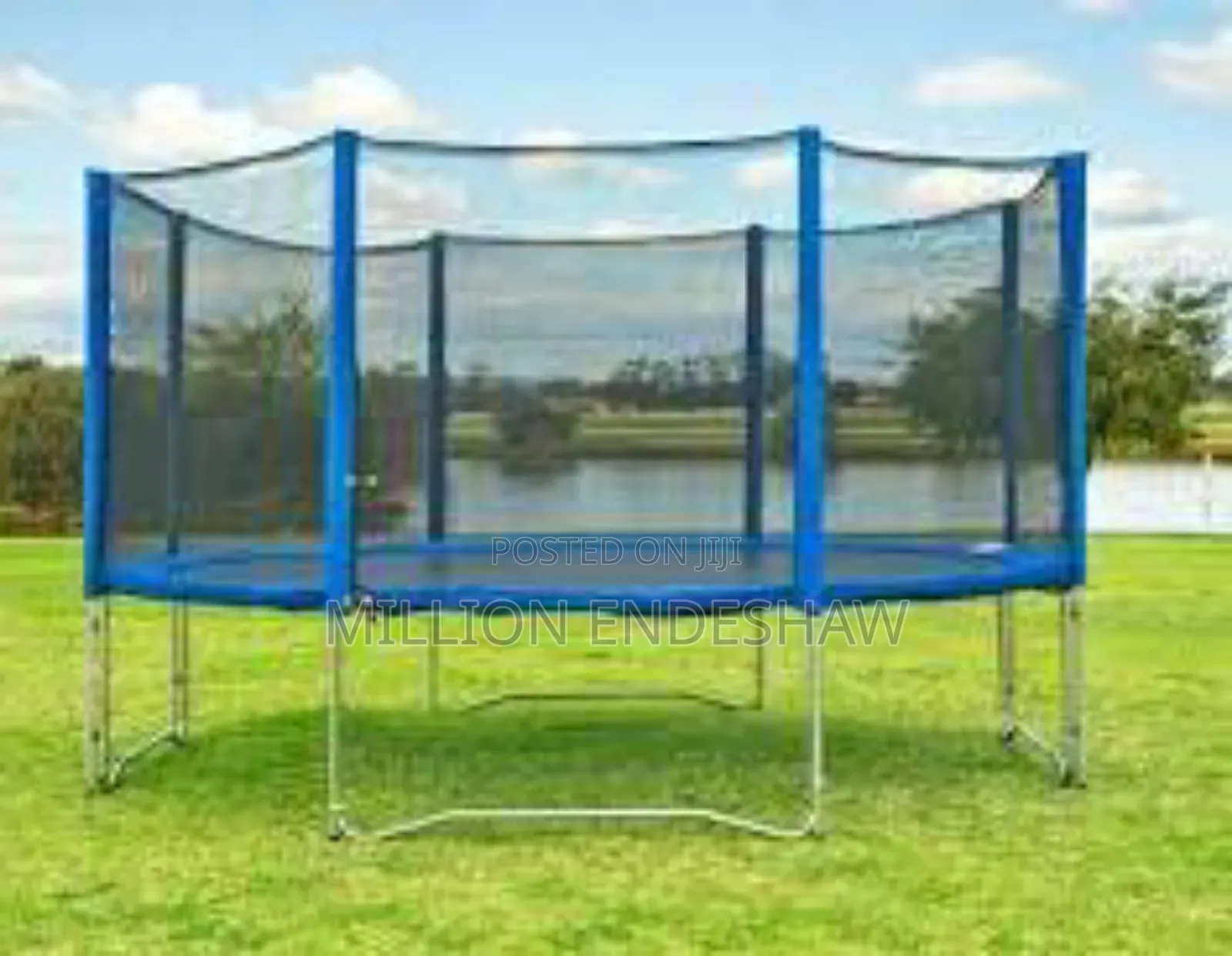 Livavage12ft With Safety Enclosure Net Ladder Forkids Adult