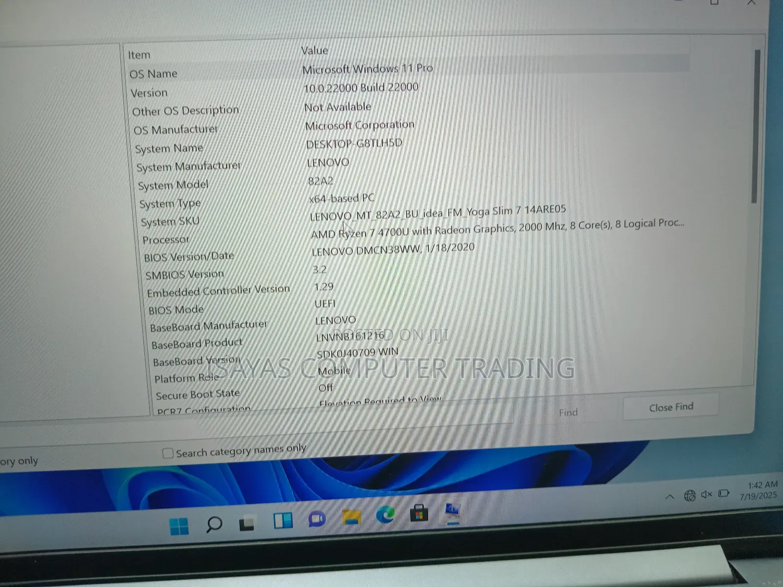 New Laptop Lenovo ThinkPad Yoga 16GB AMD Ryzen 7 SSD 1T
