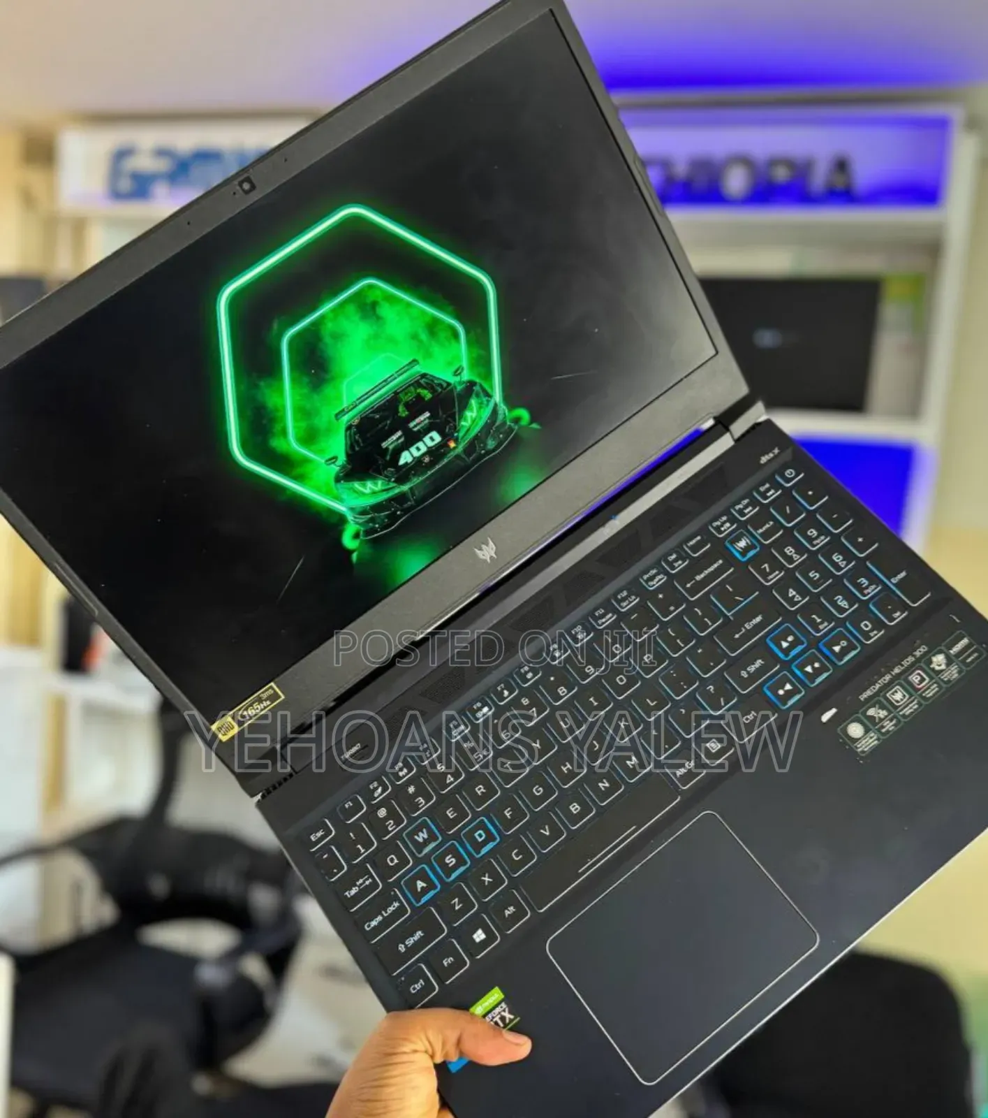 New Laptop Acer Predator Helios 300 16GB Intel Core I7 SSD 1T