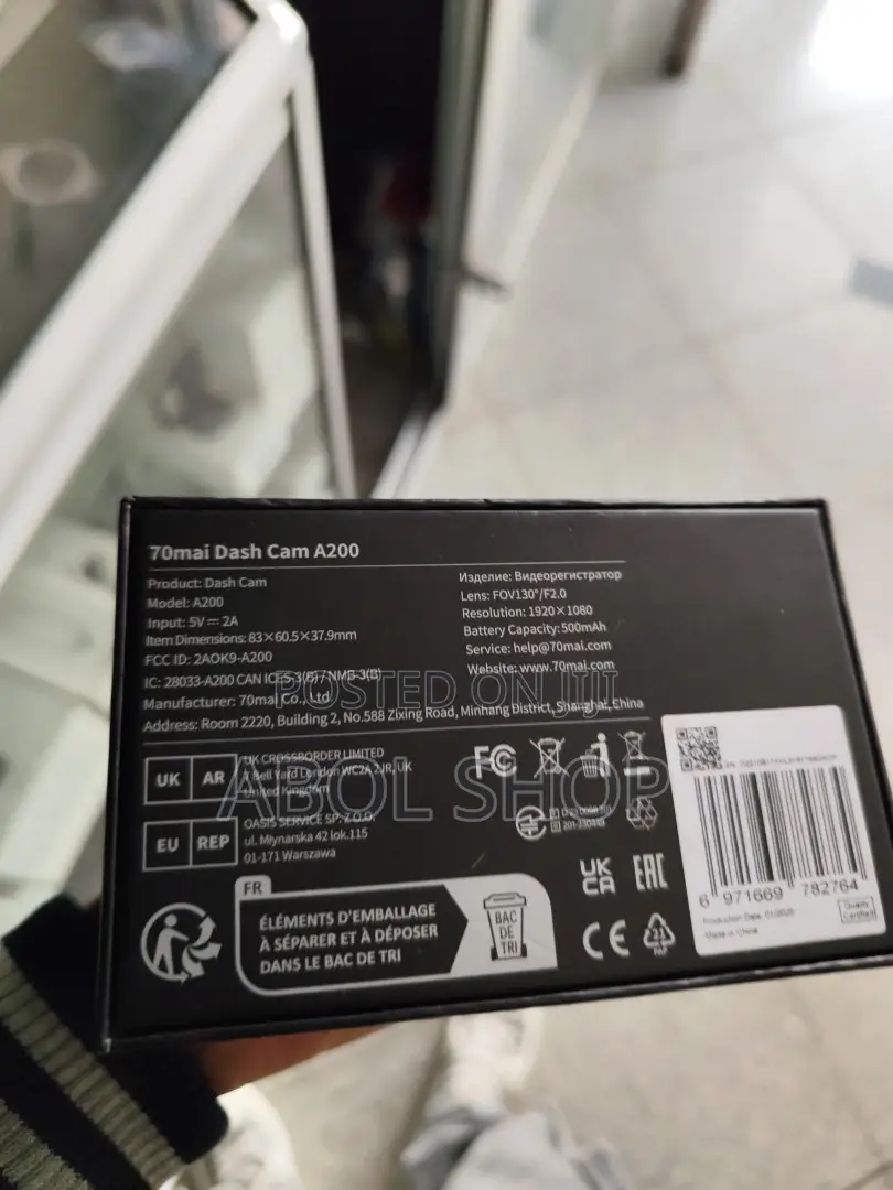 70mai A200 Hdr 1080p Dual Dash Cam