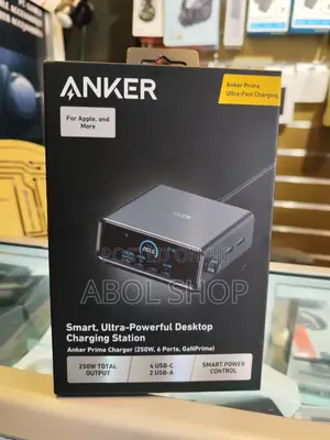 Anker Prime Charger (250w, 6 Ports, Ganprime)