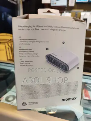 Momax 1-Charge Flow+ 6-Port Gan Charger 120w