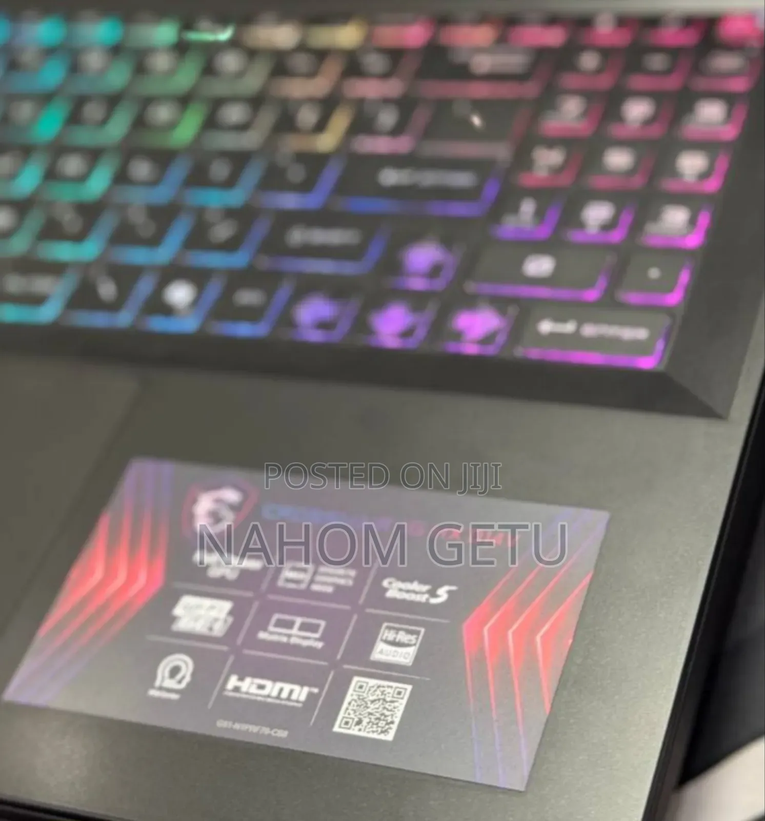 New Laptop MSI Pulse GL66 16GB Intel Core I7 SSD 1T