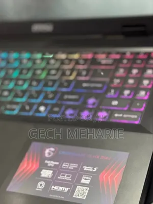 Photo - New Laptop MSI Crosshair 17 16GB Intel Core I7 SSD 1T
