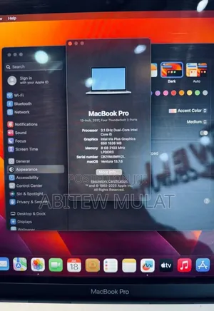 New Laptop Apple MacBook Pro 2017 8GB Intel Core I5 SSD 256GB