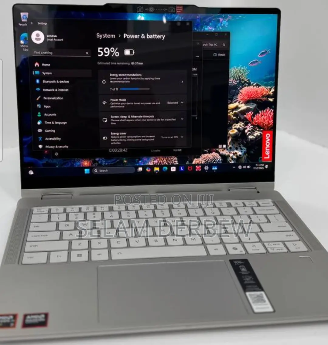 New Laptop Lenovo Yoga 7i 16GB Intel Core Ultra 7 SSD 1T