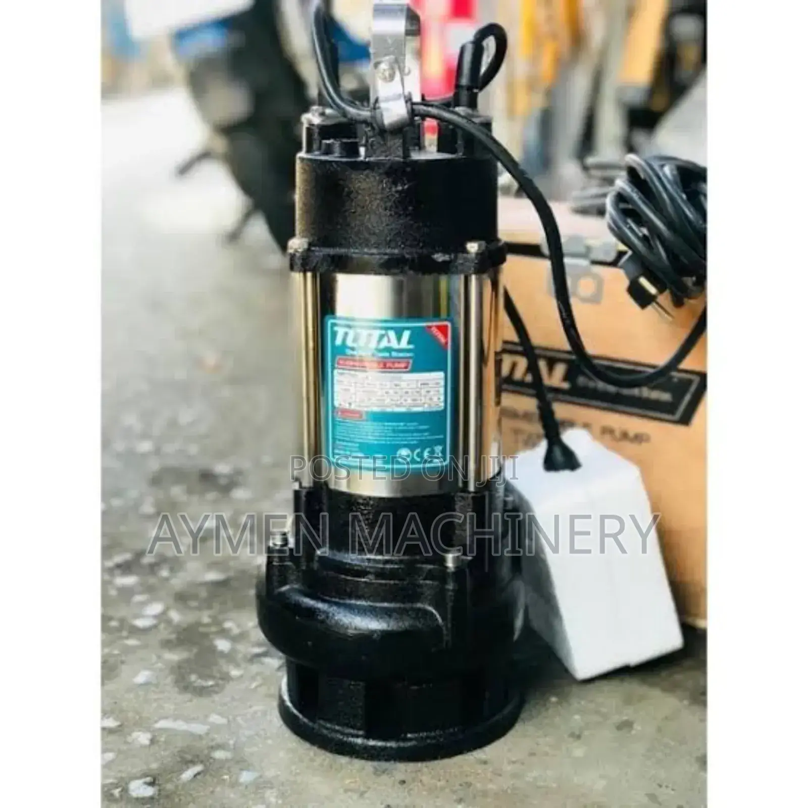 Total Sewage Water Submersible Pump 1.5hp የቆሻሻ ፓምፕ