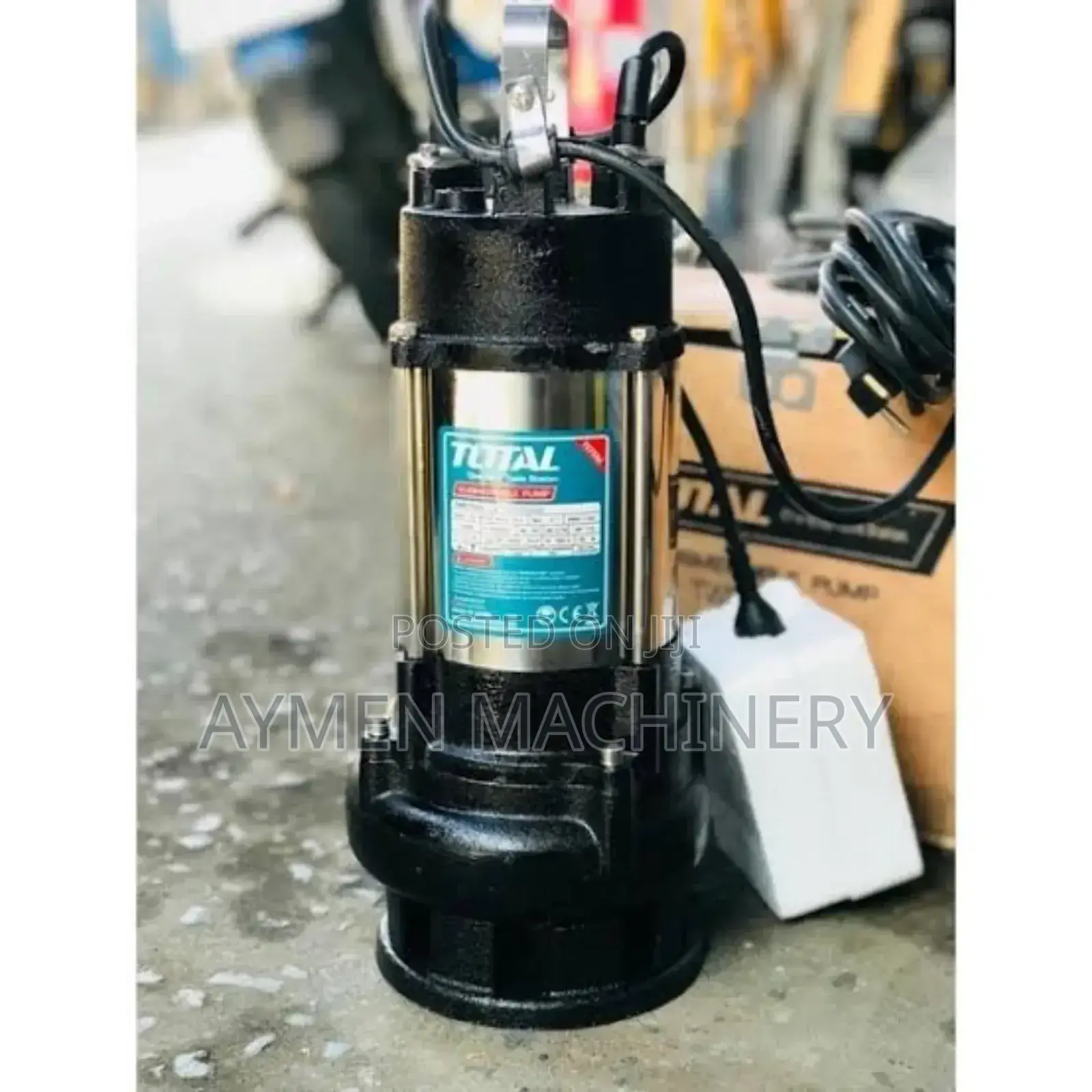 Total Sewage Water Submersible Pump 1.5hp የቆሻሻ ፓምፕ