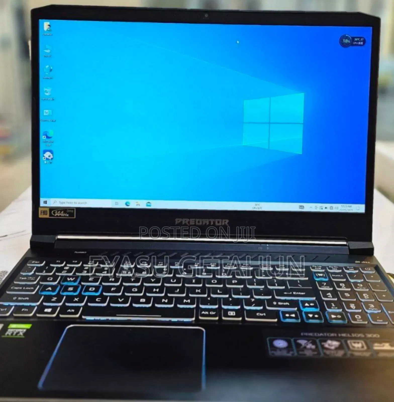 New Laptop Acer Predator Helios 300 16GB Intel Core I7 SSD 1T