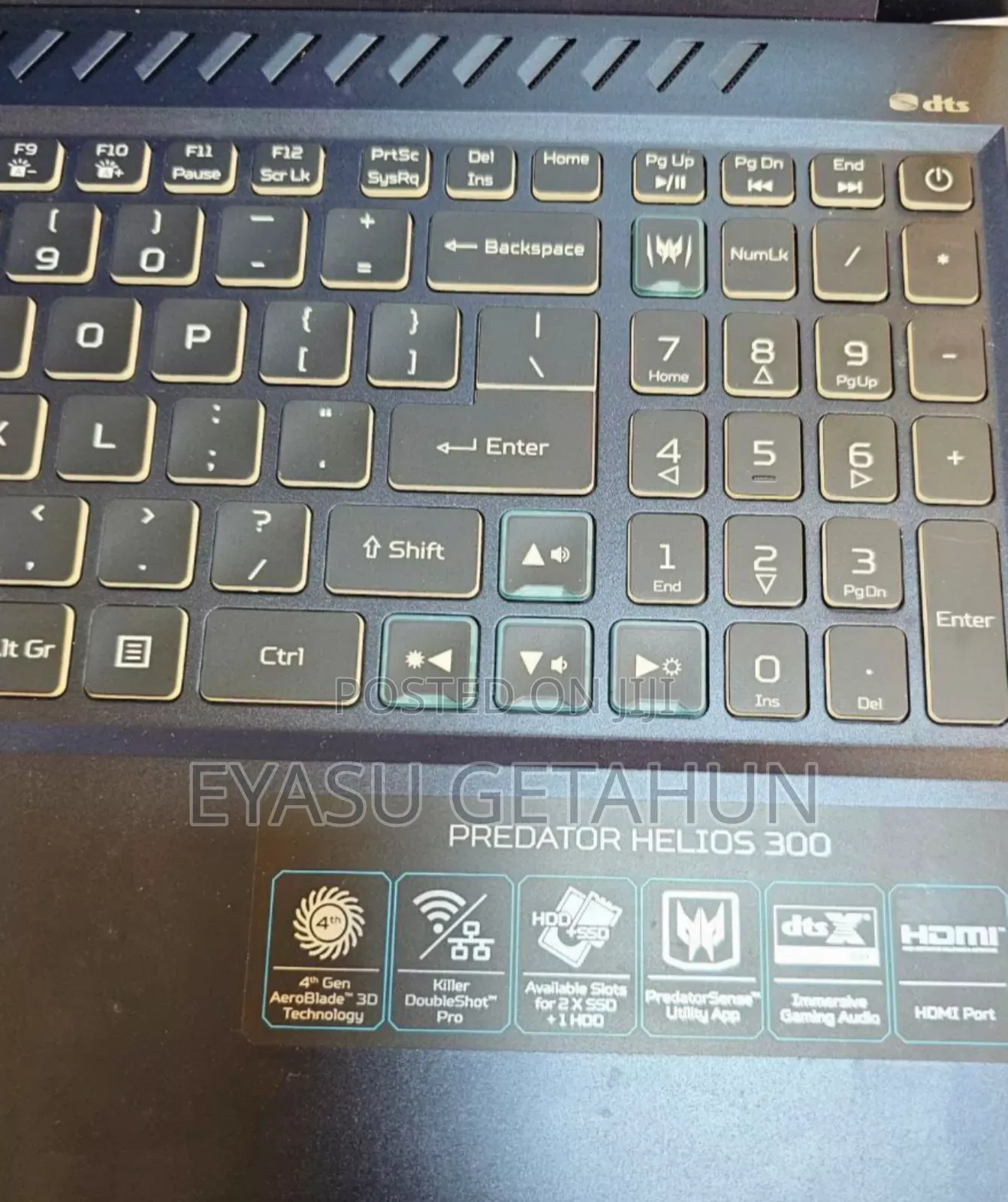 New Laptop Acer Predator Helios 300 16GB Intel Core I7 SSD 1T