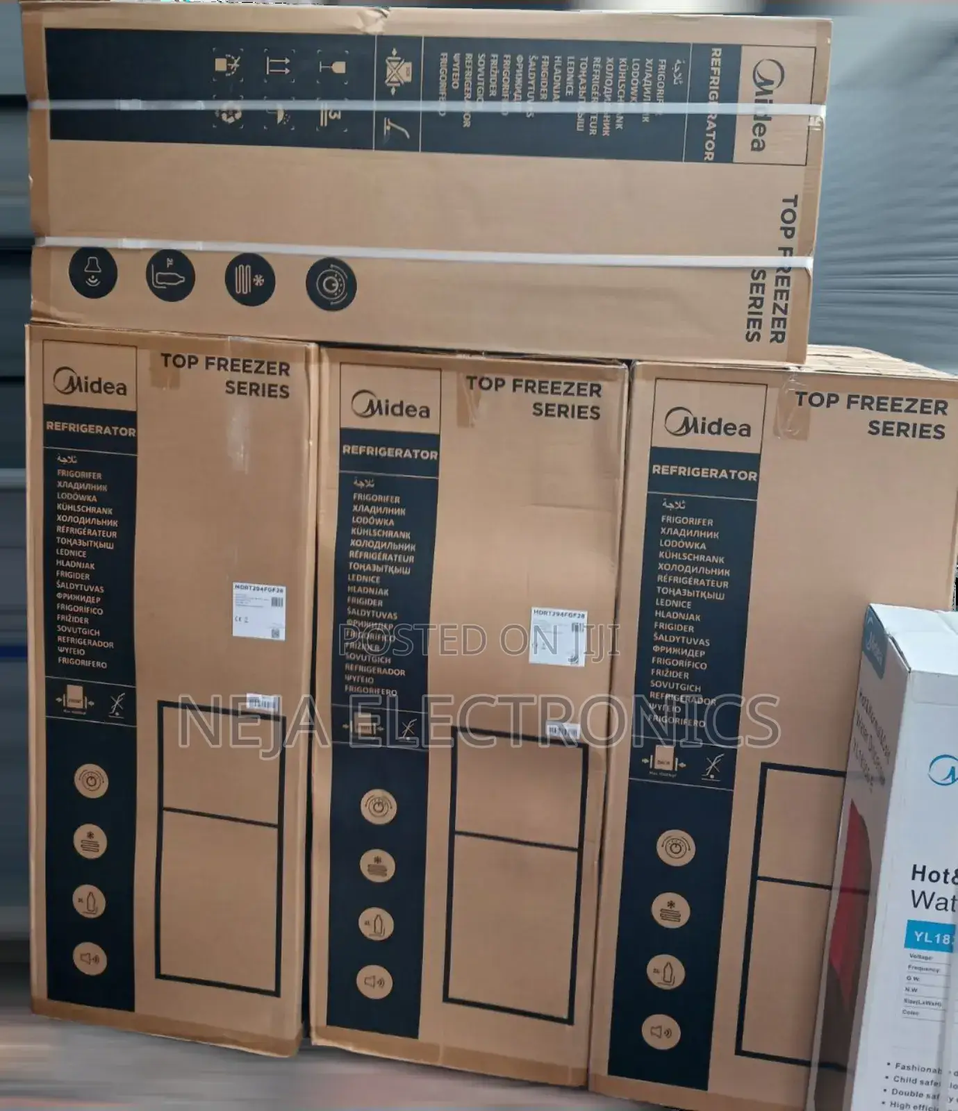 Midea Refrigerator 204l Top Freezers Deliver