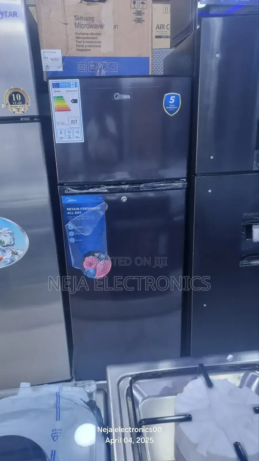 Midea Refrigerator 204l Top Freezers Deliver