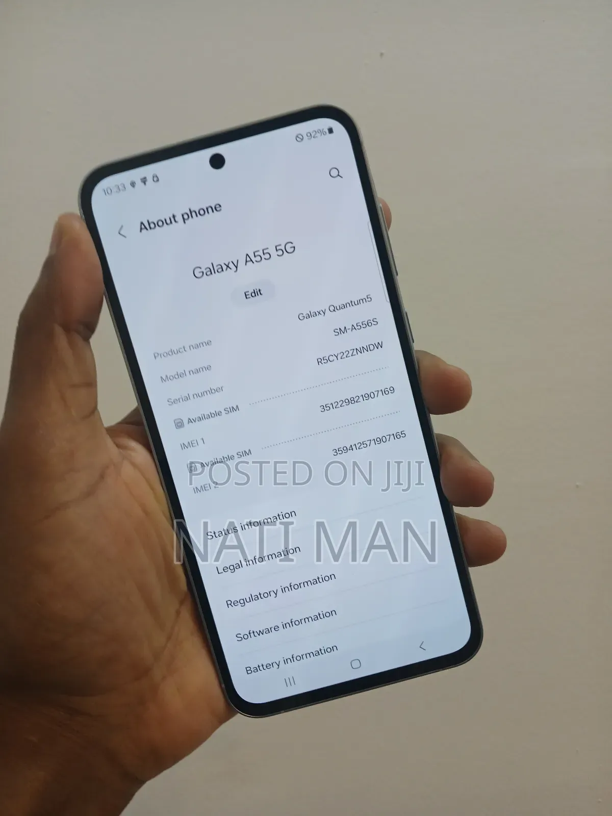 New Samsung Galaxy A55 128 GB White