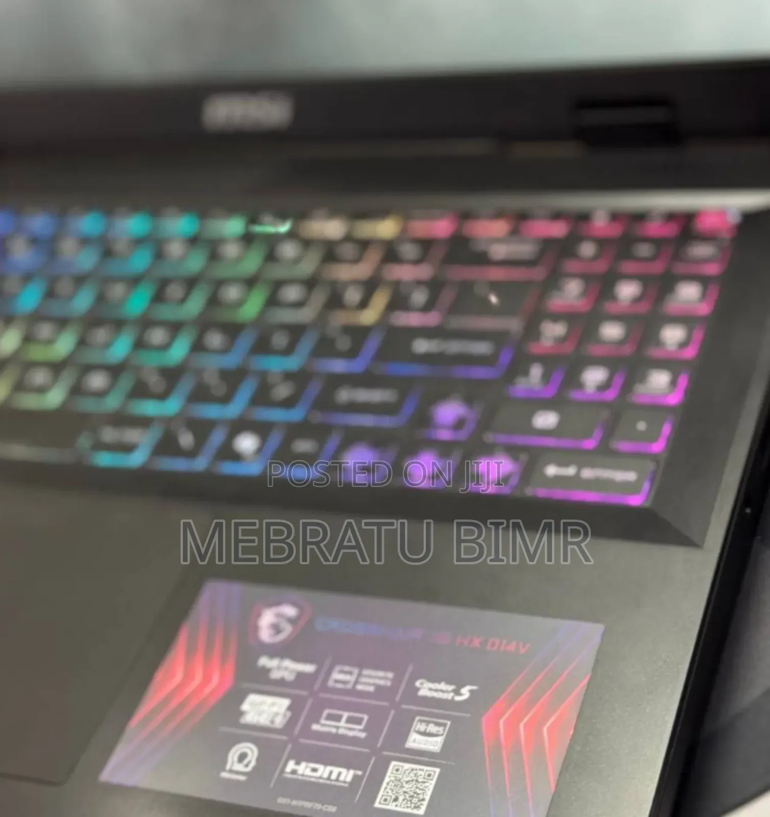 New Laptop MSI Crosshair 17 16GB Intel Core I7 SSD 1T