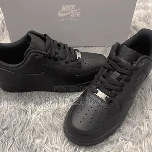 Master Quality Air Force Men's Sneakers 40 - 44 Dark Black