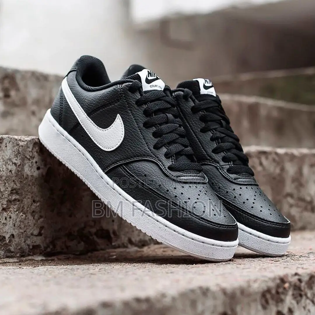 Nike Air Force 1 '07 Black White for Sale Online
