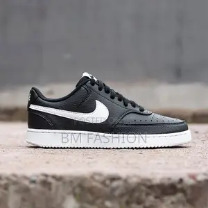 Nike Air Force 1 '07 Black White for Sale Online