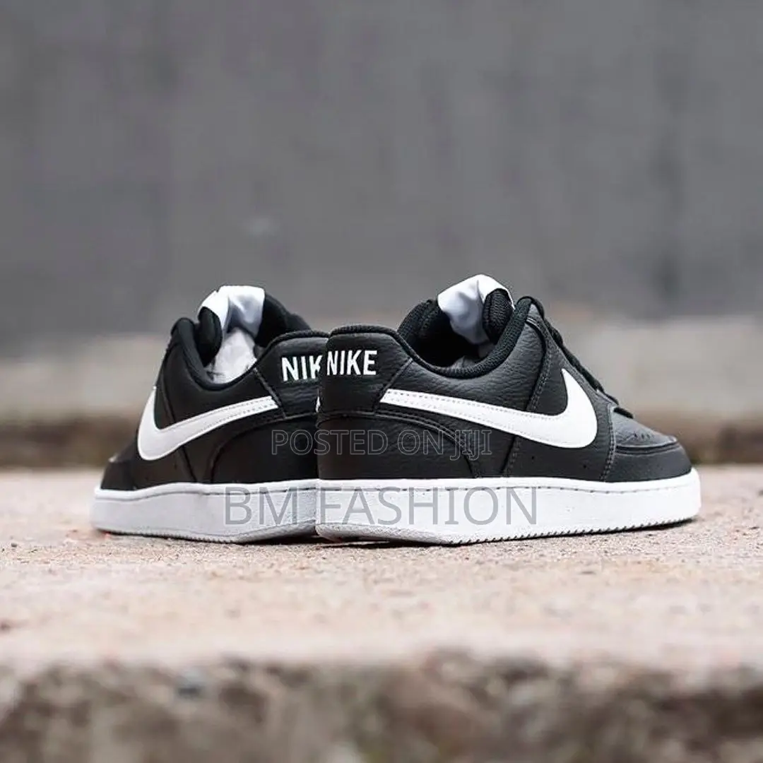 Nike Air Force 1 '07 Black White for Sale Online