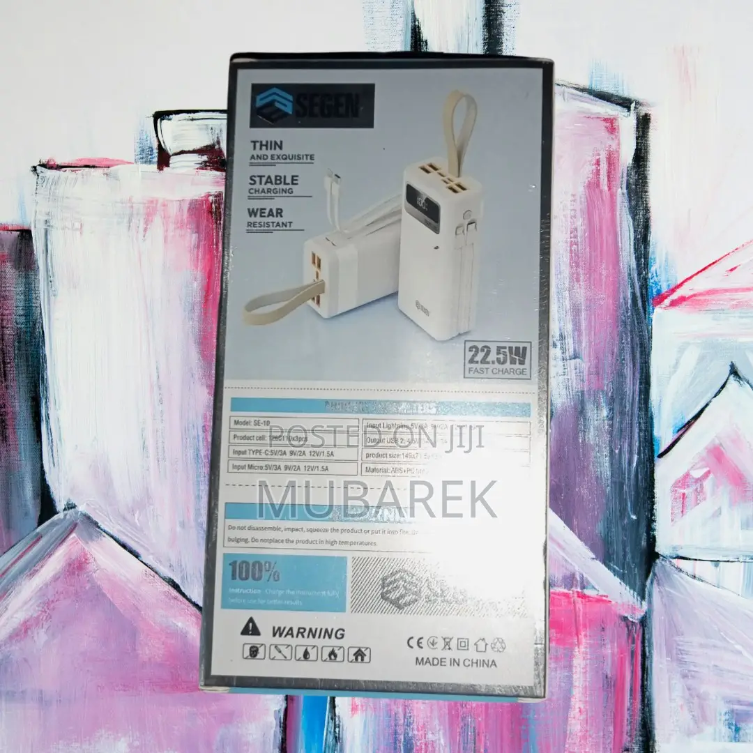 Premium Segen Power Bank: 40000mah, Fast Reliable