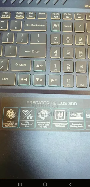 New Laptop Acer Predator Helios 300 16GB Intel Core I7 SSD 1T
